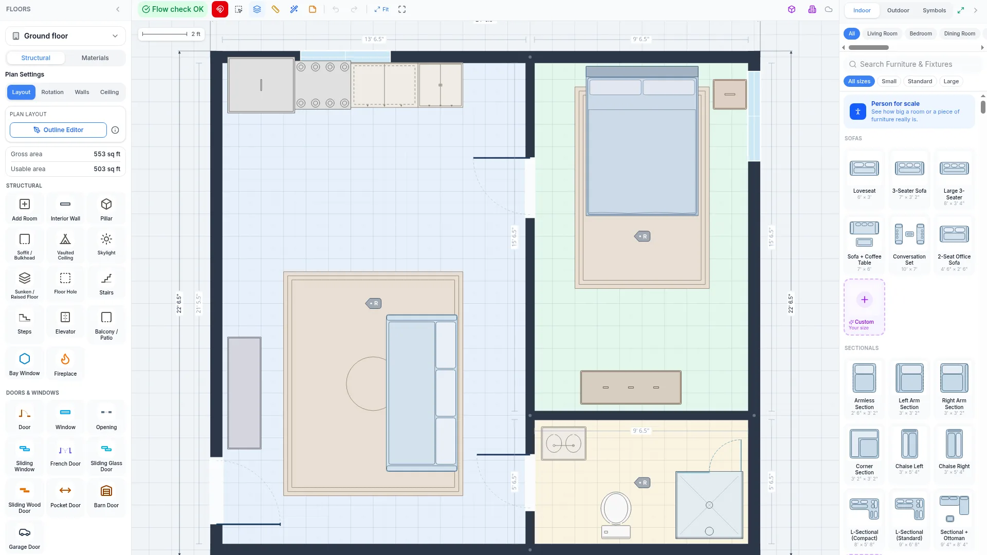 RoomSketch3D Floor Planner screenshot 4